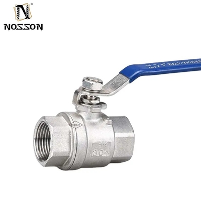 Aanpasbare poortgrootte 1/2&quot; 4&quot; SS Hoogdruk 1PC Hexagonale draad 2000wog kogelklep voor de voedings- en drankenindustrie