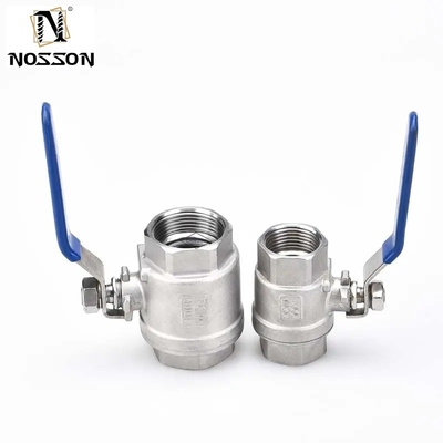 Roestvrij staal 304 316 kogelventil CF8M CF8 NPT BSPT draad 1pc voor diafragma structuur en industriële zwart
