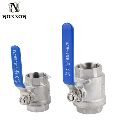 Roestvrij staal 304 316 kogelventil CF8M CF8 NPT BSPT draad 1pc voor diafragma structuur en industriële zwart