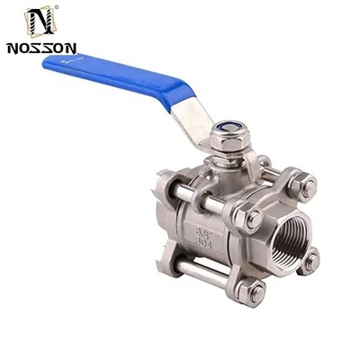 2pc 2 way Internal Thread Ball Valve gemaakt van 304 316 roestvrij staal voor industriële toepassingen en hydraulische structuur