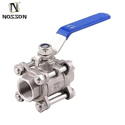 2pc 2 way Internal Thread Ball Valve gemaakt van 304 316 roestvrij staal voor industriële toepassingen en hydraulische structuur