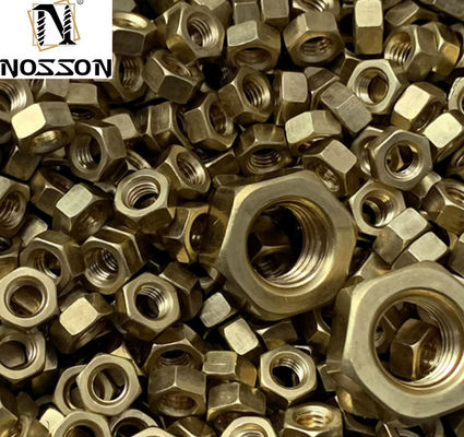 INCH-meetsysteem Messing Hex hoofdbout M3 M4 M6 M8 M10 voor bevestigingsmiddelenfabriek