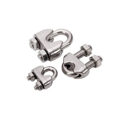 Vlekkeloos staal draad touw Clip Clamp in metrische metingen voor 4,6 mm 7,9 mm 10 mm en 12 mm toepassingen