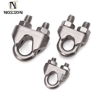 Vlekkeloos staal draad touw Clip Clamp in metrische metingen voor 4,6 mm 7,9 mm 10 mm en 12 mm toepassingen