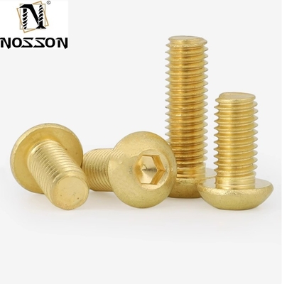 Geestelijke rust gegarandeerd Metrische H62 Messing Pan Head Torx Machine Security Screw M8 Button Trox Head Screw met eenvoudige afwerking