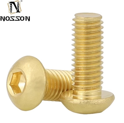 Geestelijke rust gegarandeerd Metrische H62 Messing Pan Head Torx Machine Security Screw M8 Button Trox Head Screw met eenvoudige afwerking