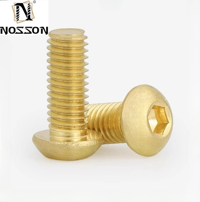 Geestelijke rust gegarandeerd Metrische H62 Messing Pan Head Torx Machine Security Screw M8 Button Trox Head Screw met eenvoudige afwerking