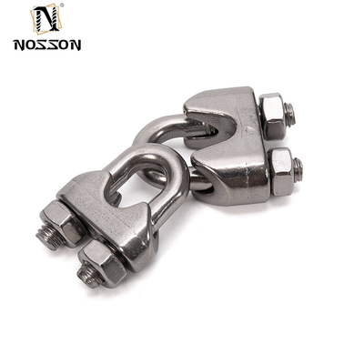 OEM-ondersteunde DIN741 roestvrijstalen draad touwclip voor algemene industrie rigging kabel greep klem 4.6mm 7.9mm 10mm 12mm