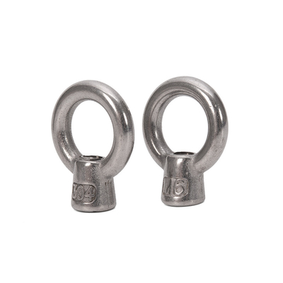 SS314 Oognoot van roestvrij staal M6 Lifting JIS1169 Schroefhaak met A4-80 gepolijste afwerking Standard DIN