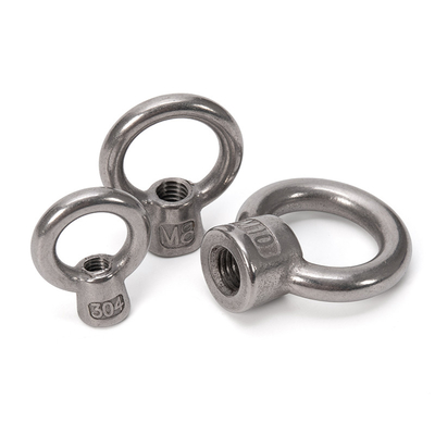 SS314 Oognoot van roestvrij staal M6 Lifting JIS1169 Schroefhaak met A4-80 gepolijste afwerking Standard DIN