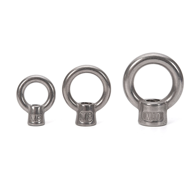 SS314 Oognoot van roestvrij staal M6 Lifting JIS1169 Schroefhaak met A4-80 gepolijste afwerking Standard DIN