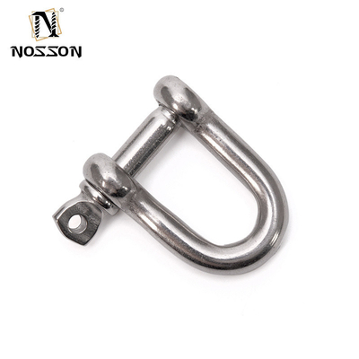 Hooggepolijste oppervlakte van roestvrij staal Long Dee Shackle voor metrisch meetsysteem in rigging hardware