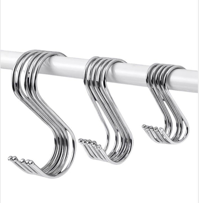 Metrische blauwe geanodiseerde S-vormige metalen haakjes voor keukenkast Display m1.6 m2 m2.5 m3 m4 m5 m6 m8 m10 m12 m14 m16 m20