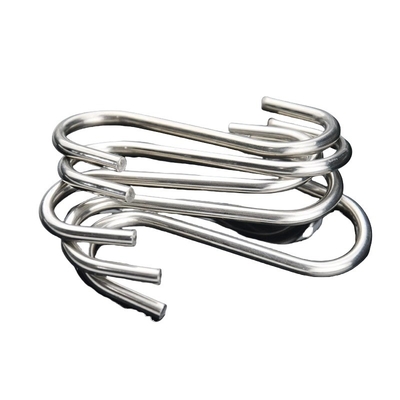 Metrische blauwe geanodiseerde S-vormige metalen haakjes voor keukenkast Display m1.6 m2 m2.5 m3 m4 m5 m6 m8 m10 m12 m14 m16 m20