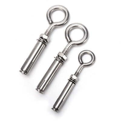 M6 M8 M10 M12 M14 M16 M20 Ronde kop Stijl Roestvrij staal 304 Hardware Fitting Fine Pitch Hook met Nut Eye Bolt