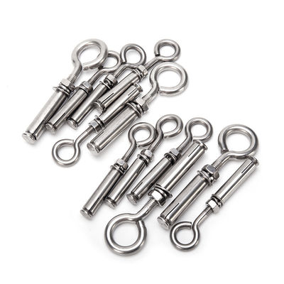 M6 M8 M10 M12 M14 M16 M20 Ronde kop Stijl Roestvrij staal 304 Hardware Fitting Fine Pitch Hook met Nut Eye Bolt