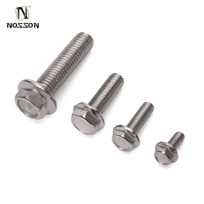Zinc Afwerking 304/316/A2-70/A4-80 Materiaal roestvrij staal M2 M5 M6 M8 Titanium flensbouten met hoge precisie en hexagroep