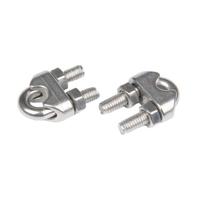 SS304 SS316 Clamps met U-boult voor zadeldraad en kabel