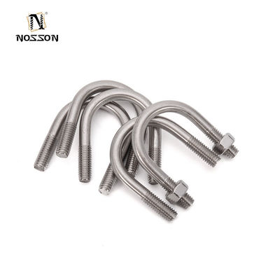 ZINC-afwerking van roestvrij staal M2-M12 U-boultbinding van koolstofstaal voor metrische toepassingen en hoge treksterkte