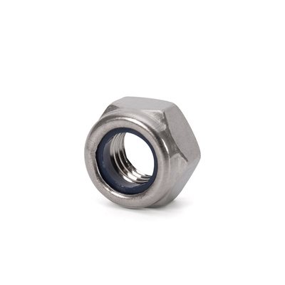 Gezondheidszorg Metric M5 5/16 Zelfvergrendelend Hexagon DIN985 roestvrij staal 304/316 Nylon Insert Lock Nut voor zware industrie