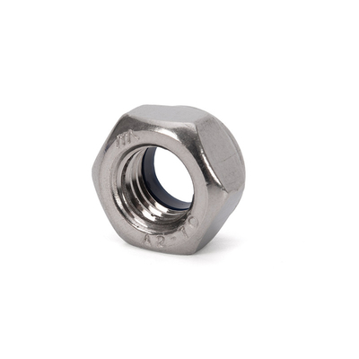 Gezondheidszorg Metric M5 5/16 Zelfvergrendelend Hexagon DIN985 roestvrij staal 304/316 Nylon Insert Lock Nut voor zware industrie