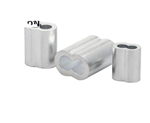 Betrouwbare prestaties Aluminium-ferrule voor draadtouw 8 Vorm Betrouwbaarheid