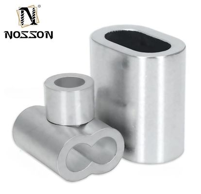 Betrouwbare prestaties Aluminium-ferrule voor draadtouw 8 Vorm Betrouwbaarheid