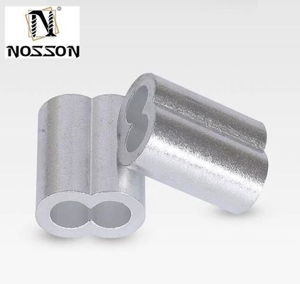 Betrouwbare prestaties Aluminium-ferrule voor draadtouw 8 Vorm Betrouwbaarheid