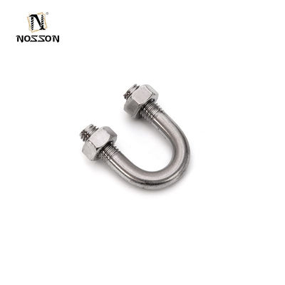Plain Finish U Bolt Pipe Clamp met moeren voor M3 M4 M5 M6 M8 M10 M12 M16 M20 Buizen Hot Dip gegalvaniseerd staal