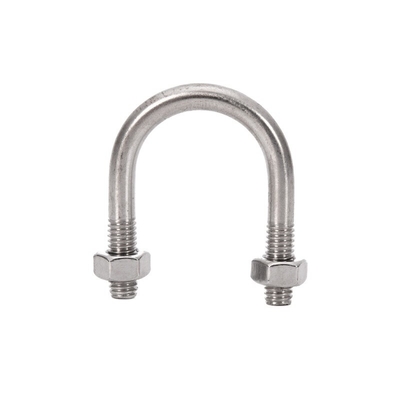 U-bout U-buisklem met vaste bocht 304 roestvrij staal en M12M16M20M24-boutbinders volgens DIN-norm
