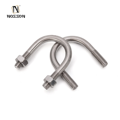 U-bout U-buisklem met vaste bocht 304 roestvrij staal en M12M16M20M24-boutbinders volgens DIN-norm