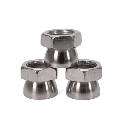 Gegalvaniseerde oppervlaktebehandeling M3 roestvrij staal Hex-flensnoot 12 mm Boltlengte voor mijnbouw- en medische apparatuur