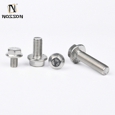 Dragerbouten 304 316 roestvrij staal Hex flensbouten DIN6921 Hardware M8x20 Hoofd M8 x 1.25 Schroeven voor industriële