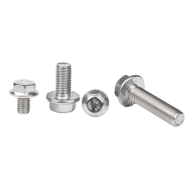 Draagbouten van roestvrij staal DIN6921 A4-80 Klasse M12 M16 M20 Hex Serrated Flange Bolt voor industriële toepassingen