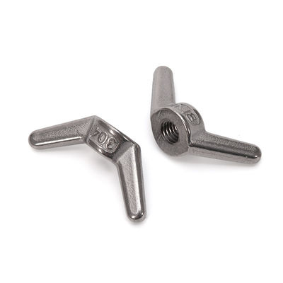 Gezondheidszorg industrie verspreider kraan vlindernoten in plain finish roestvrij staal GB62 M8 M10 M12 M20 met concurrerende