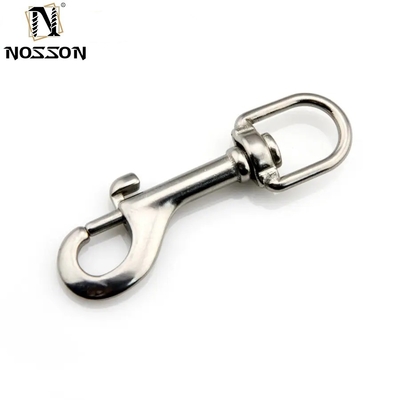 Mining roestvrij staal SS304 SS316 A2 A4 Ovale Ring Hond Leash touw Ronde Oog Draaiend Snap Hook Zware industrie Essentieel Accessoire