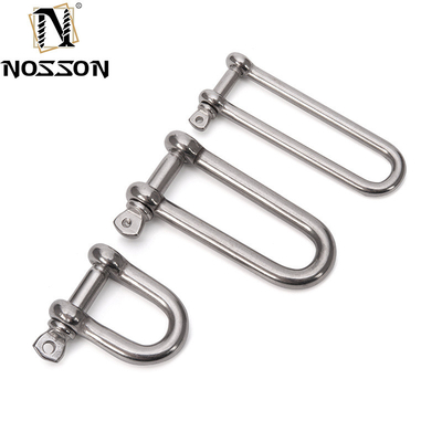 Marine hardware High polished 316 roestvrij staal Wide D Shackle voor industriële rigging toepassingen in M5-M12