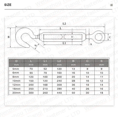 Waterbehandeling Roestvrij staal gesloten lichaam draaiboei M16 M2 M24 voor Shandong Koop Jis F7020 M4 Marine Eye Eye Handwiel