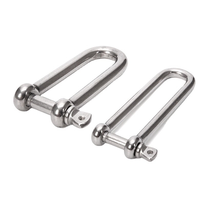 Prestaties en verstelbaar gepolijst roestvrij staal 304 Bolt Type Safety U Type Anker Shackle 8mm met schroef kraag pin