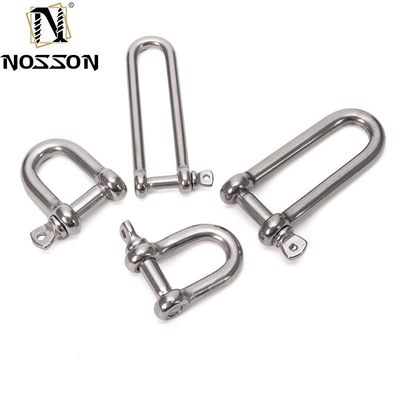 Prestaties en verstelbaar gepolijst roestvrij staal 304 Bolt Type Safety U Type Anker Shackle 8mm met schroef kraag pin