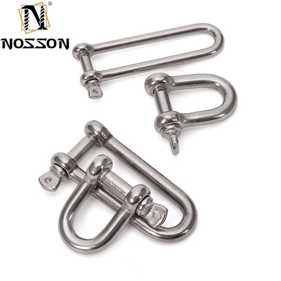 Prestaties en verstelbaar gepolijst roestvrij staal 304 Bolt Type Safety U Type Anker Shackle 8mm met schroef kraag pin