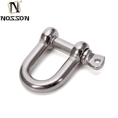 Prestaties en verstelbaar gepolijst roestvrij staal 304 Bolt Type Safety U Type Anker Shackle 8mm met schroef kraag pin