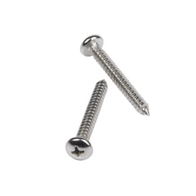 Hoofdstijl Flat Self Tapping Screw voor M1.6 M2 M2.5 M3 M4 M5 M6 M8 M10 M12 M14 M16 M20 in INCH Measurement System Steel