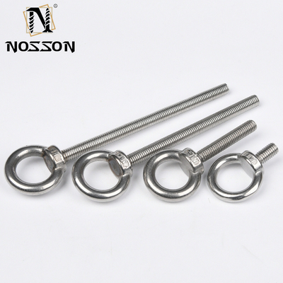 Roestvrij staal 304 Oogbout Lifting Oogbouten Ring Schroef Loop Hole Bolt Voor Kabel touw Lifting M3-M36 Afwerking gegalvaniseerd