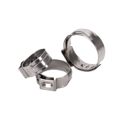 Metrisch meetsysteem Carbon Steel Single Ear Stepless Clamp voor auto- en motorpijpen ANSI/ASME Standard Gemakkelijk te installeren