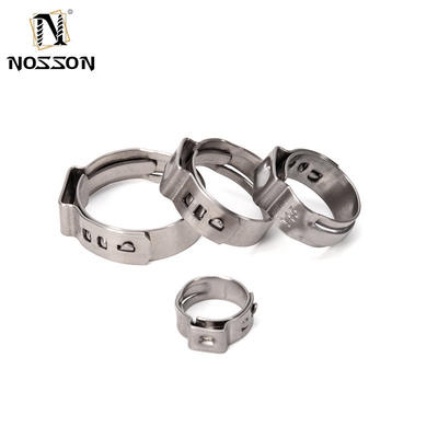 Metrisch meetsysteem Carbon Steel Single Ear Stepless Clamp voor auto- en motorpijpen ANSI/ASME Standard Gemakkelijk te installeren