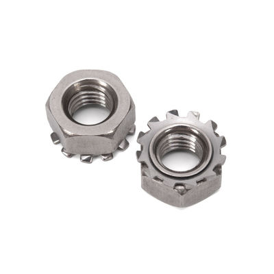 Metrisch meetsysteem ZINK GEPLOTEERD M6 M8 roestvrij staal K-nootjes met ANSI/ASME-standaard en vrij draaiende wasmachine