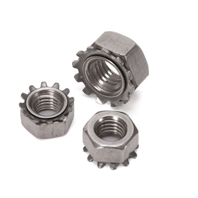 Metrisch meetsysteem ZINK GEPLOTEERD M6 M8 roestvrij staal K-nootjes met ANSI/ASME-standaard en vrij draaiende wasmachine