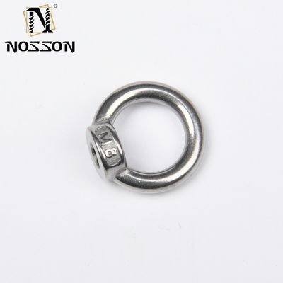 ISO-standaard Gekroomd M5 Ronde hoofd oogbout met D-ring roestvrij staal 304 DIN444 Lifting Eyebolt
