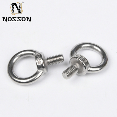 Zinkgeplatte roestvrij staal metric DIN580 M3 M4 M5 M8 M10 M12 C15 A2 Machinery Swivel Ring Lifting Eye Bolt voor beton
